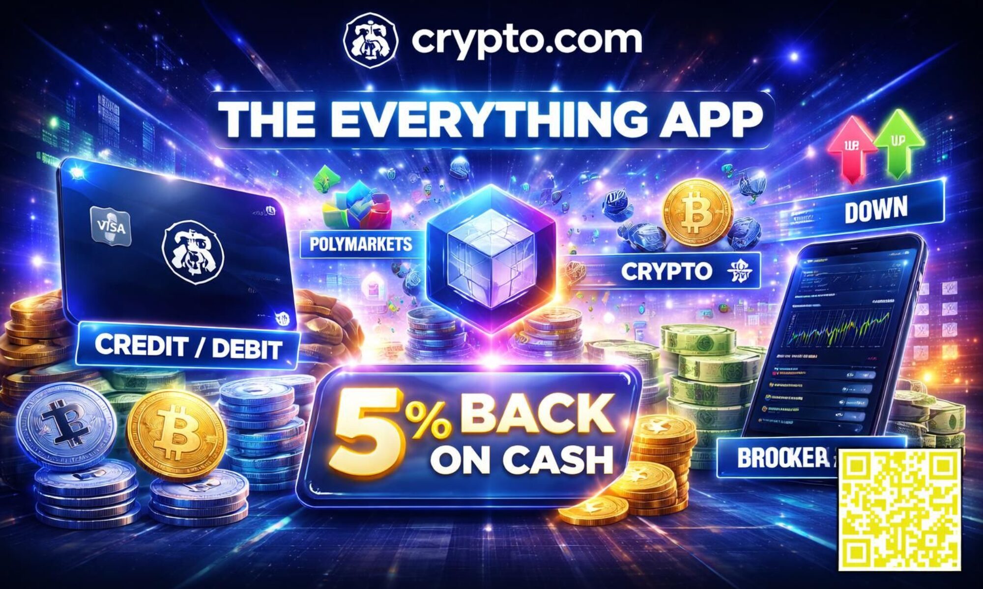 crypto.com, 5%, cryypto back, cro,